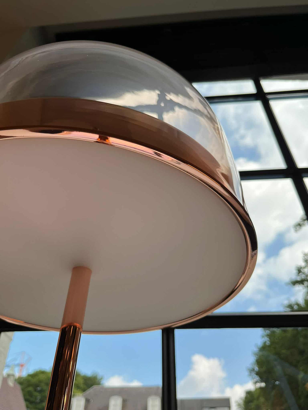 Lampe De Chevet En Verre Transparent