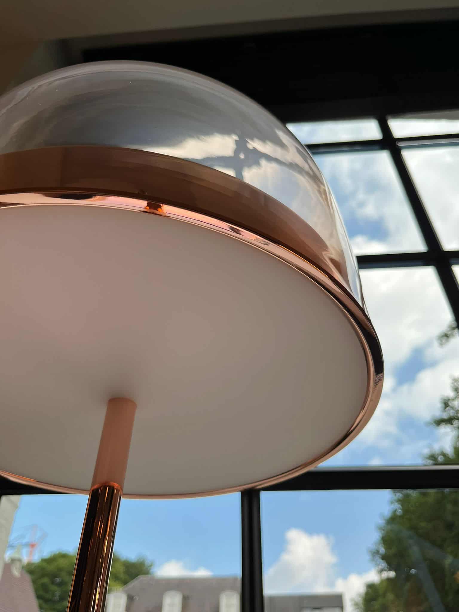 Lampe De Chevet En Verre Transparent