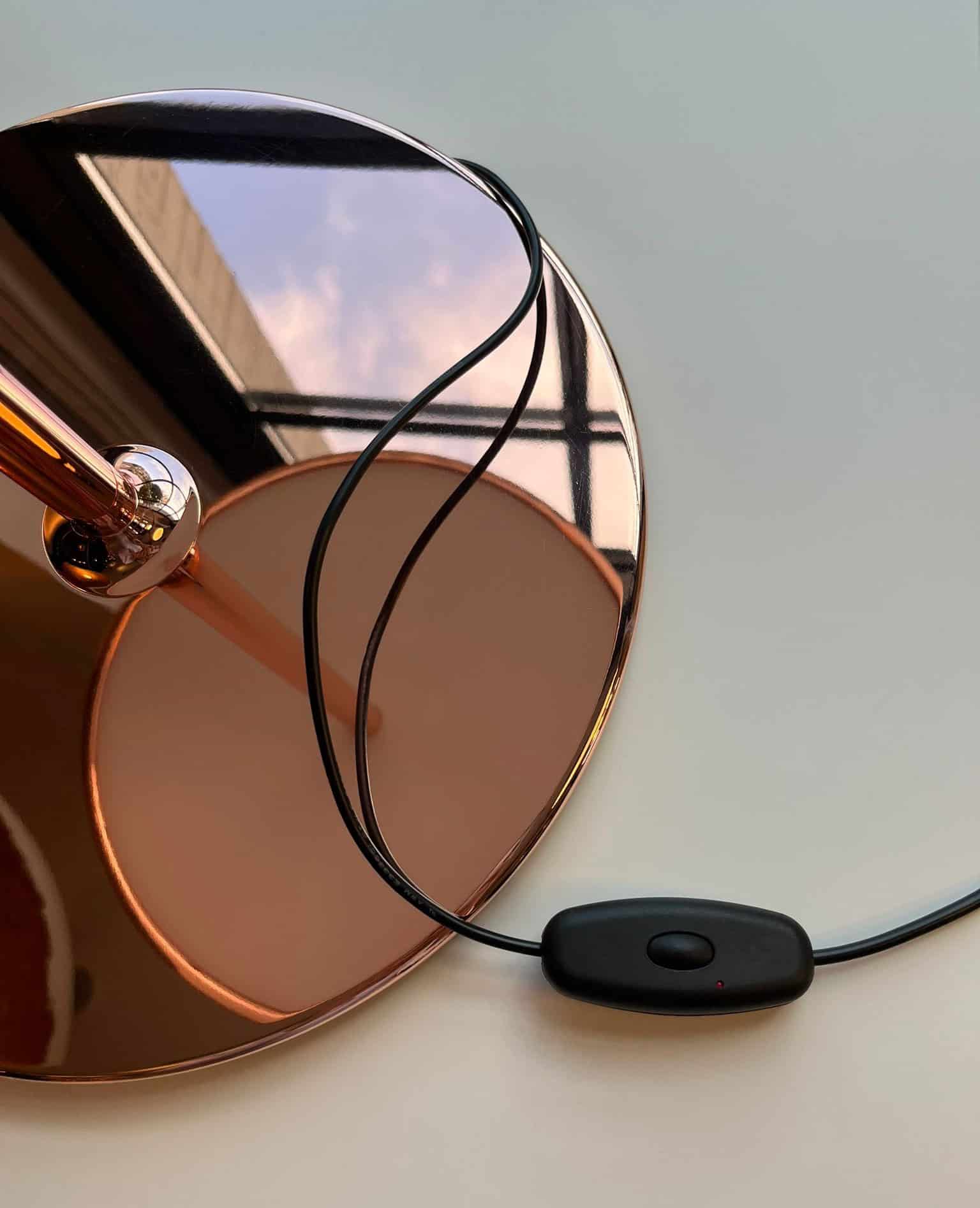 Lampe De Chevet En Verre Transparent