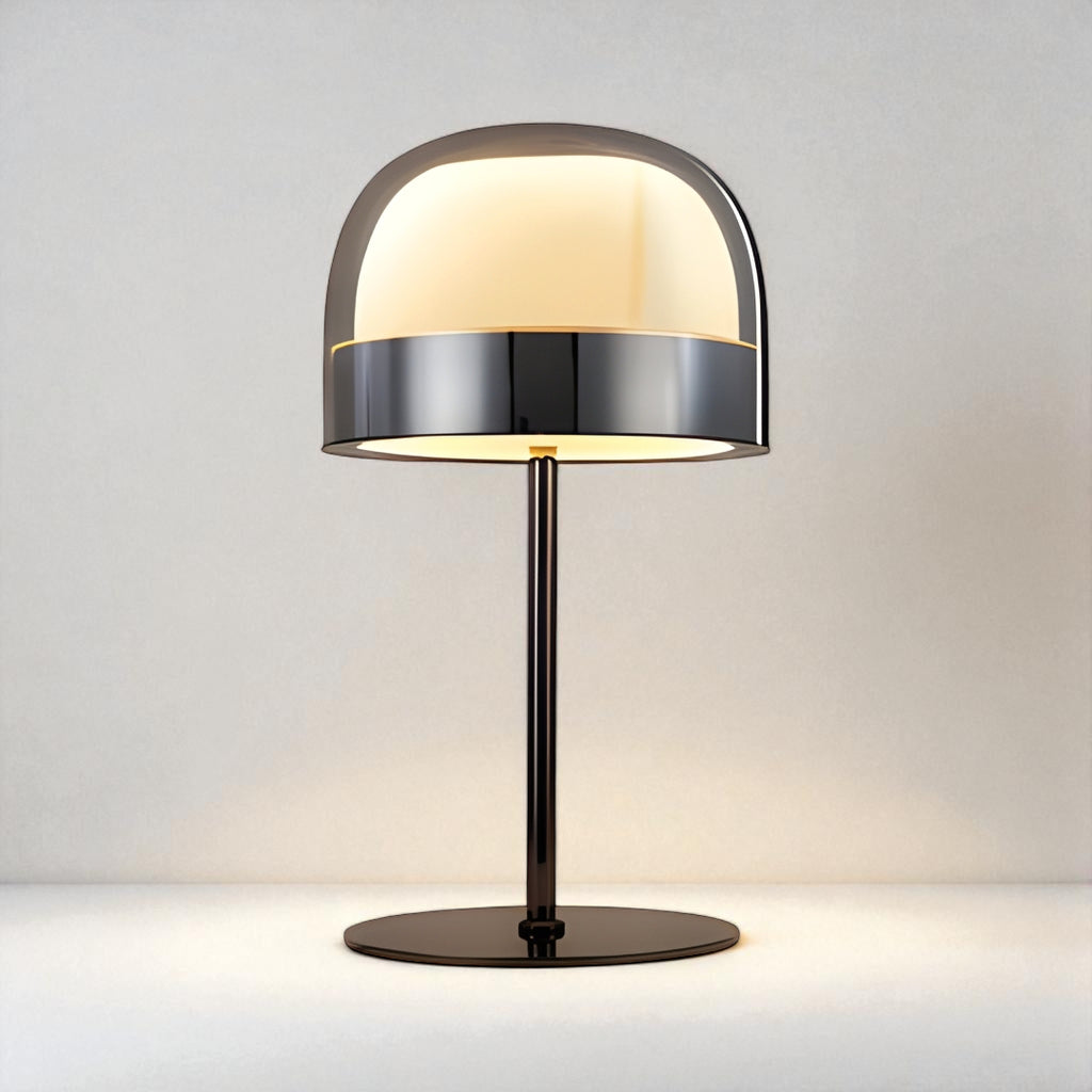 Lampe De Chevet En Verre Transparent