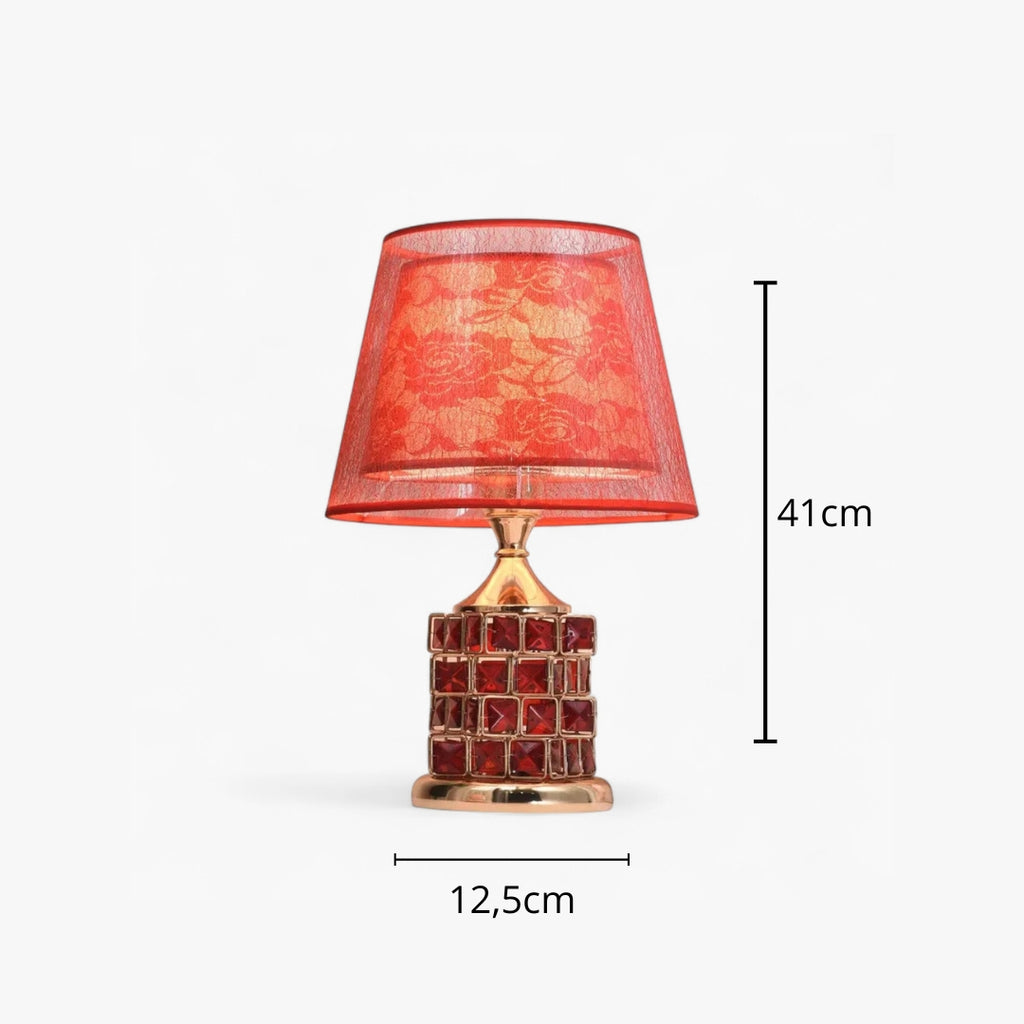 Lampe De Chevet Pied Cristal