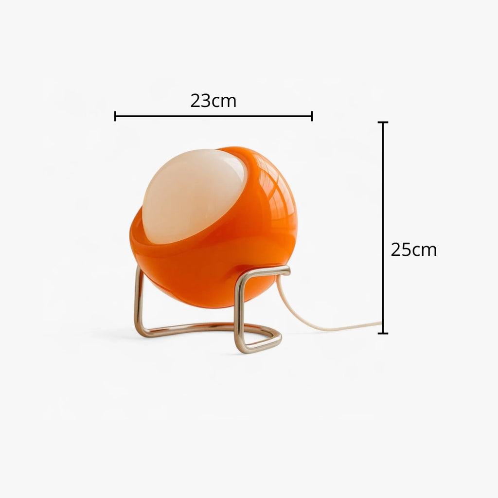 Lampe De Chevet Boule En Verre