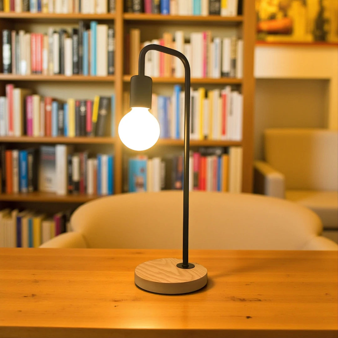 Lampe De Chevet Bois Metal