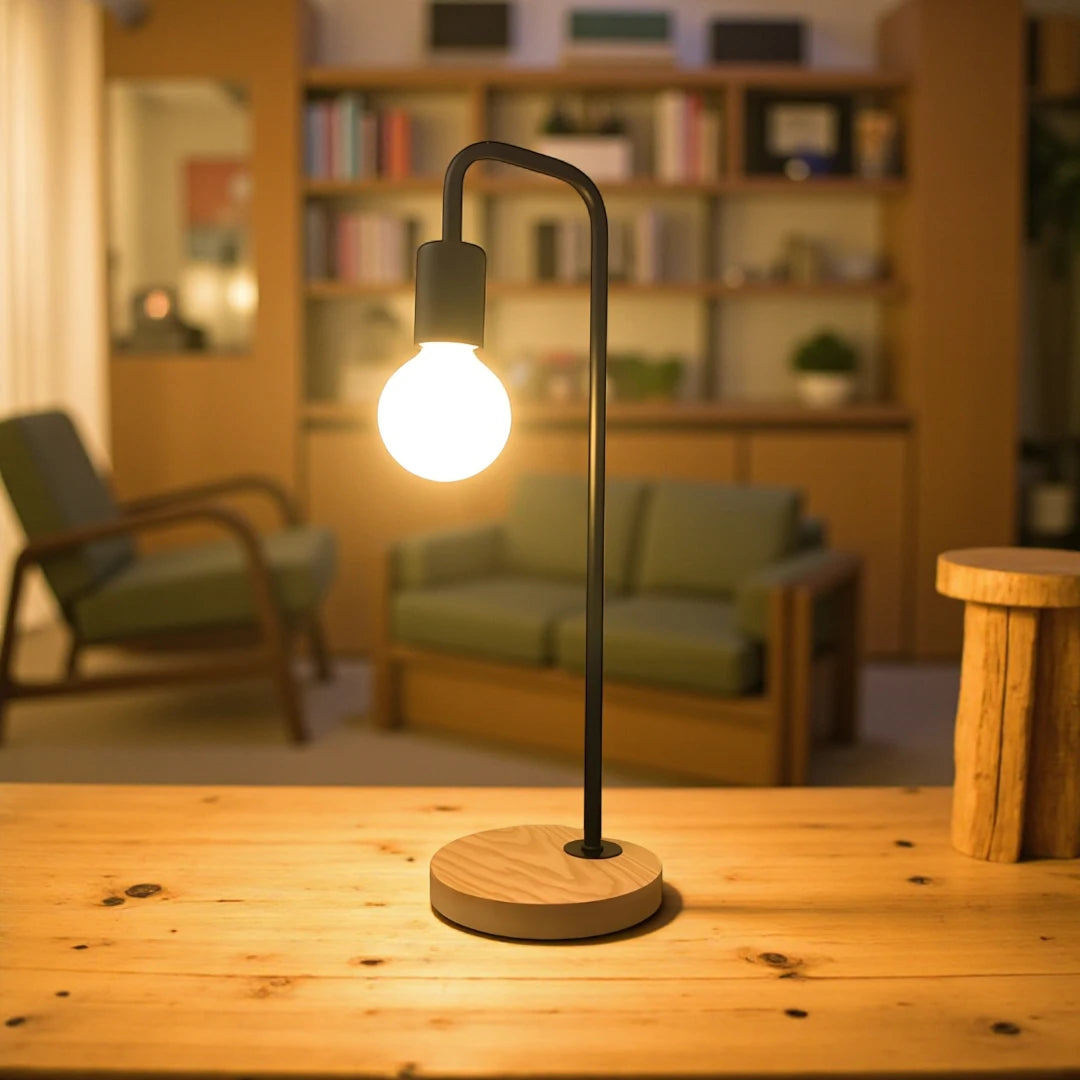 Lampe De Chevet Bois Metal