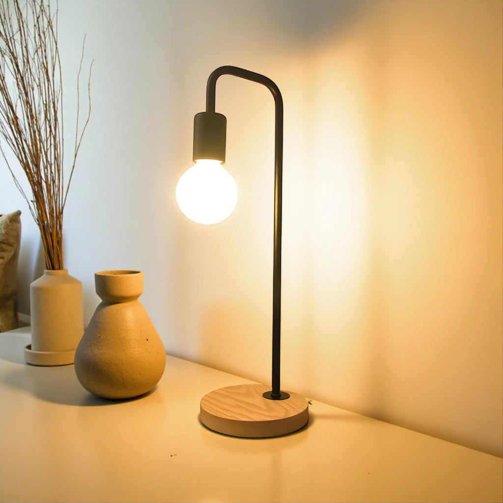 Lampe De Chevet Bois Metal