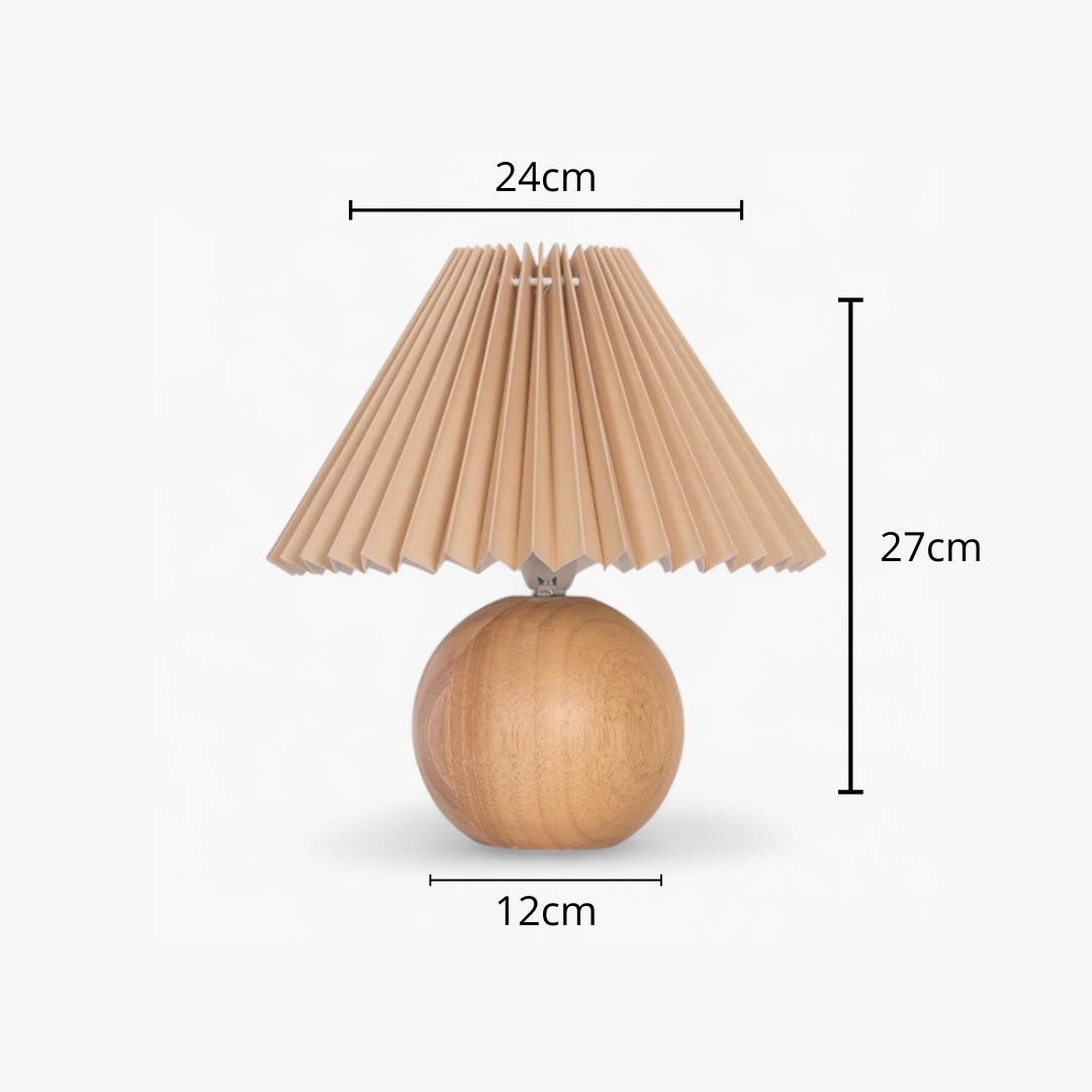 Lampe De Chevet Abat Jour Plissé