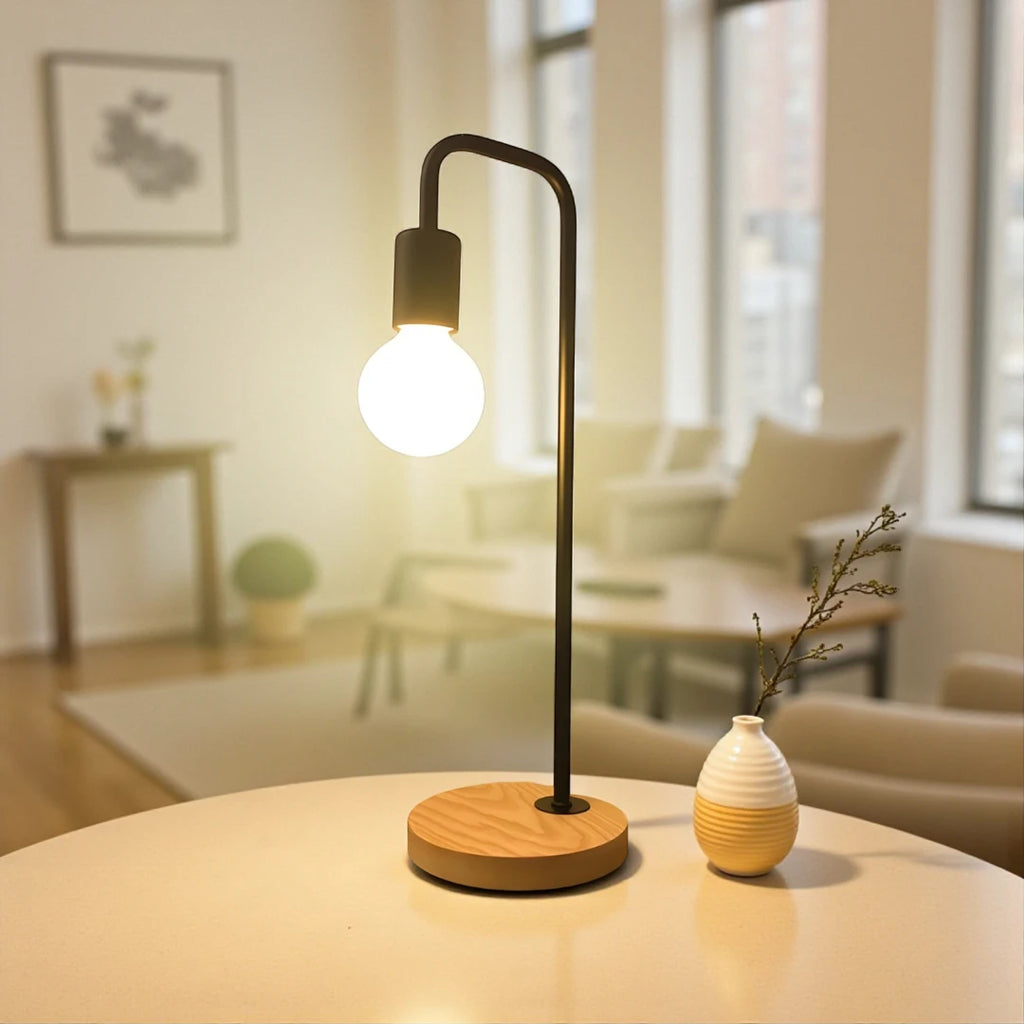 Lampe De Chevet Bois Metal