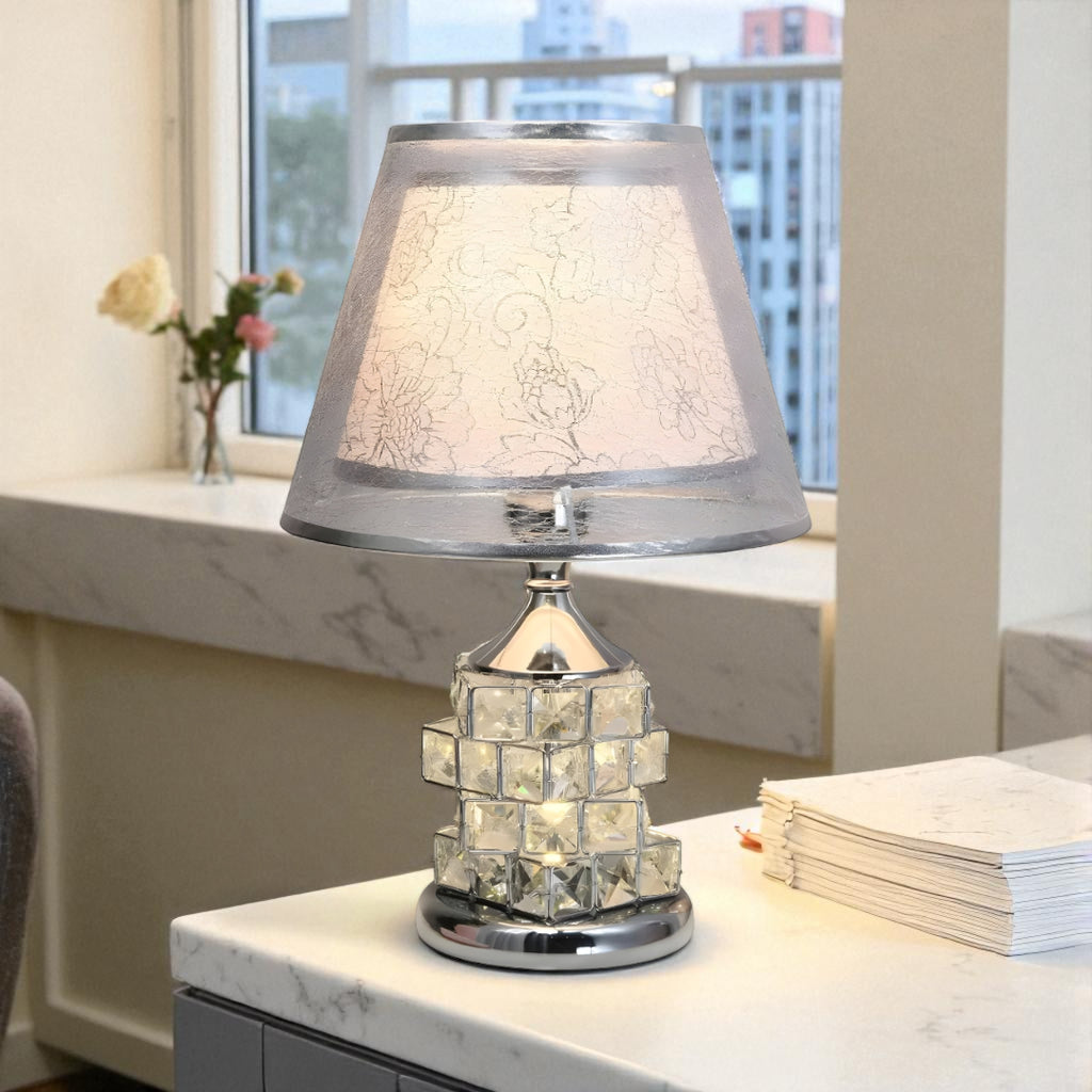 Lampe De Chevet Pied Cristal