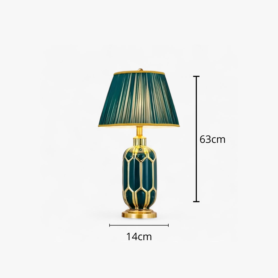 Lampe De Chevet Verte Emeraude
