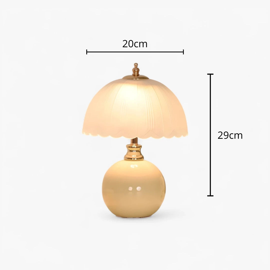 Lampe De Chevet Ceramique Beige