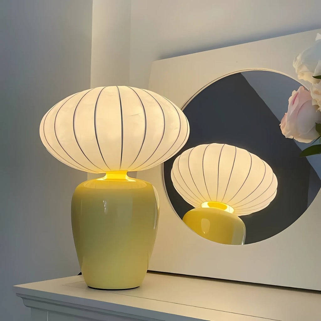 Lampe De Chevet Céramique Meringue