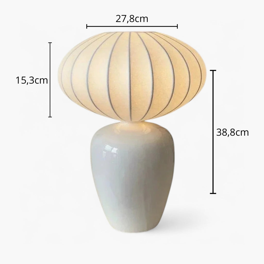 Lampe De Chevet Céramique Meringue