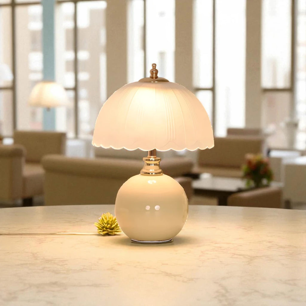 Lampe De Chevet Ceramique Beige