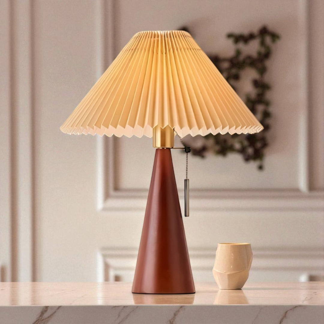 Lampe De Chevet Bois Et Blanc