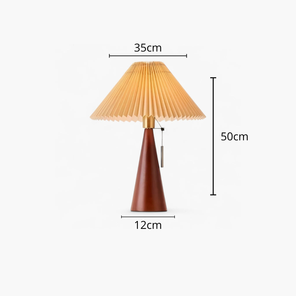 Lampe De Chevet Bois Et Blanc