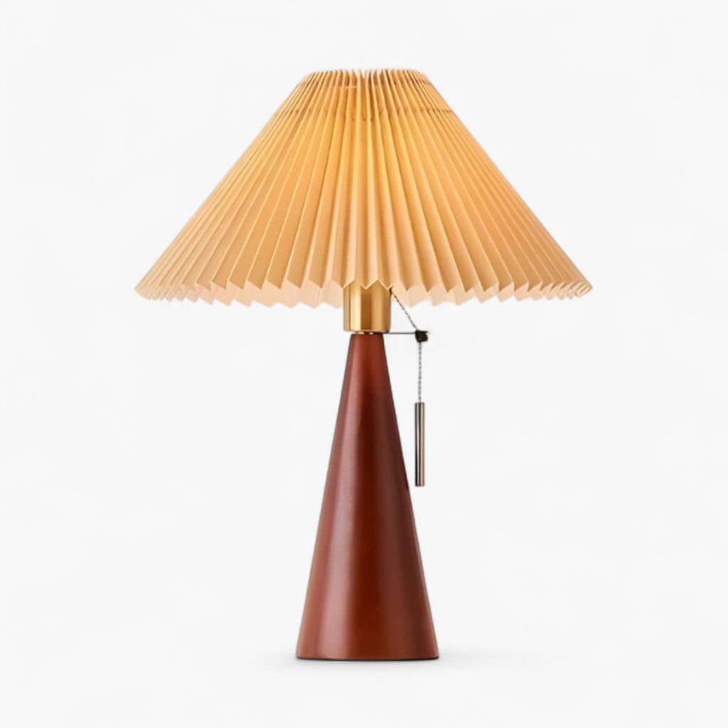 Lampe De Chevet Bois Et Blanc