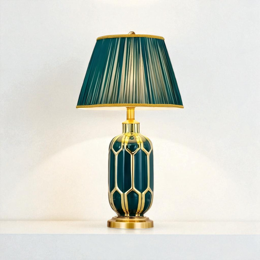 Lampe De Chevet Verte Emeraude
