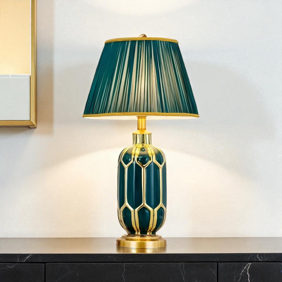 Lampe De Chevet Verte Emeraude