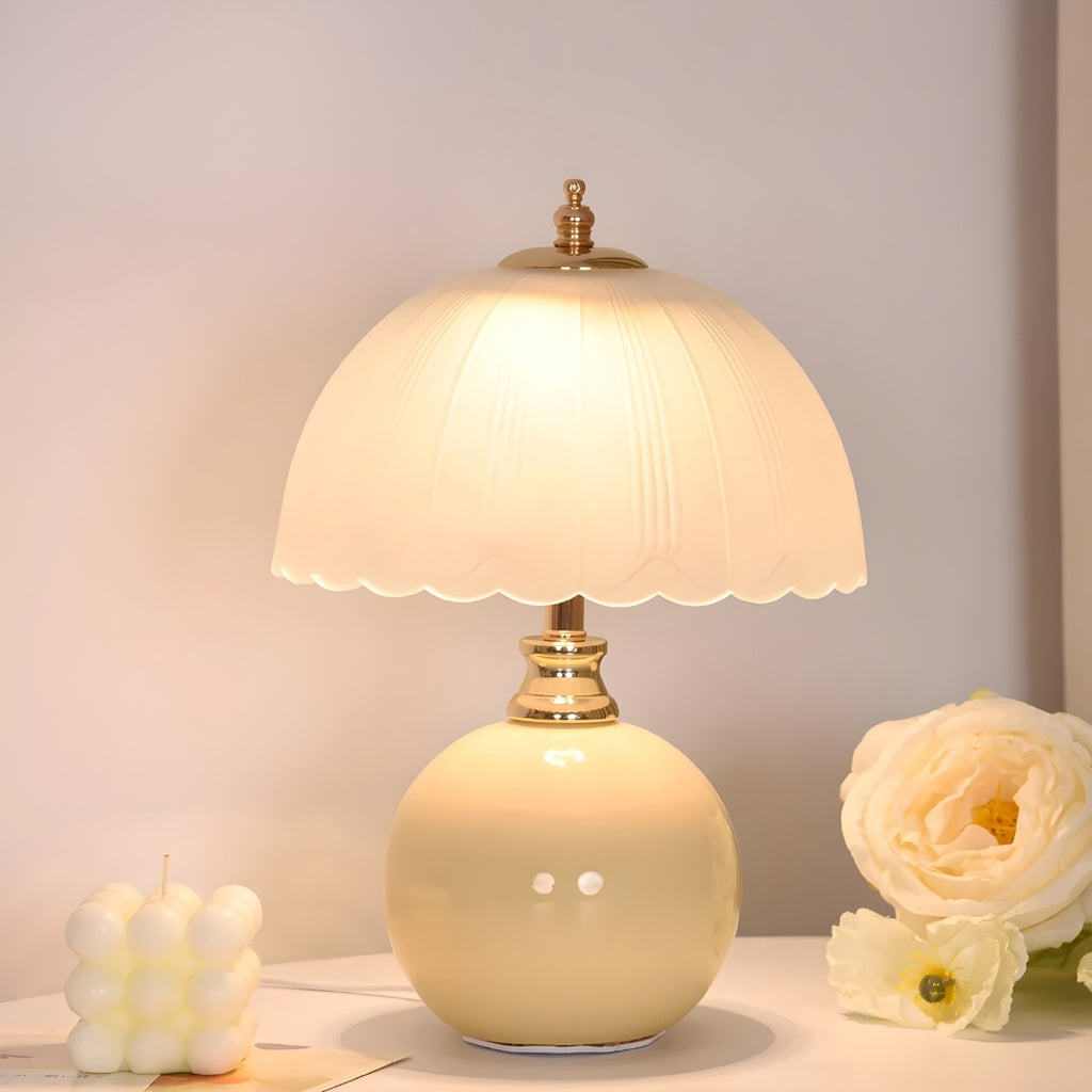 Lampe De Chevet Ceramique Beige
