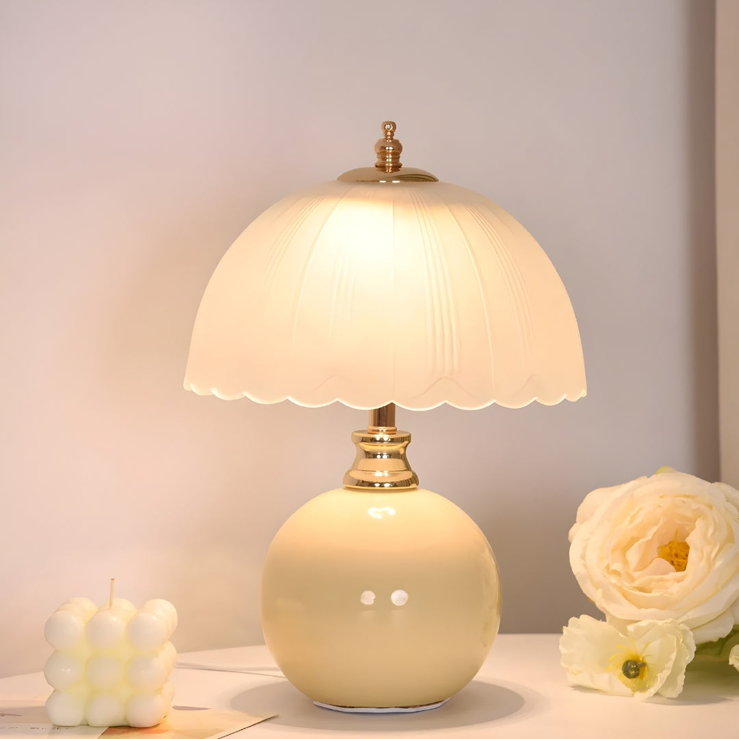 Lampe De Chevet Ceramique Beige