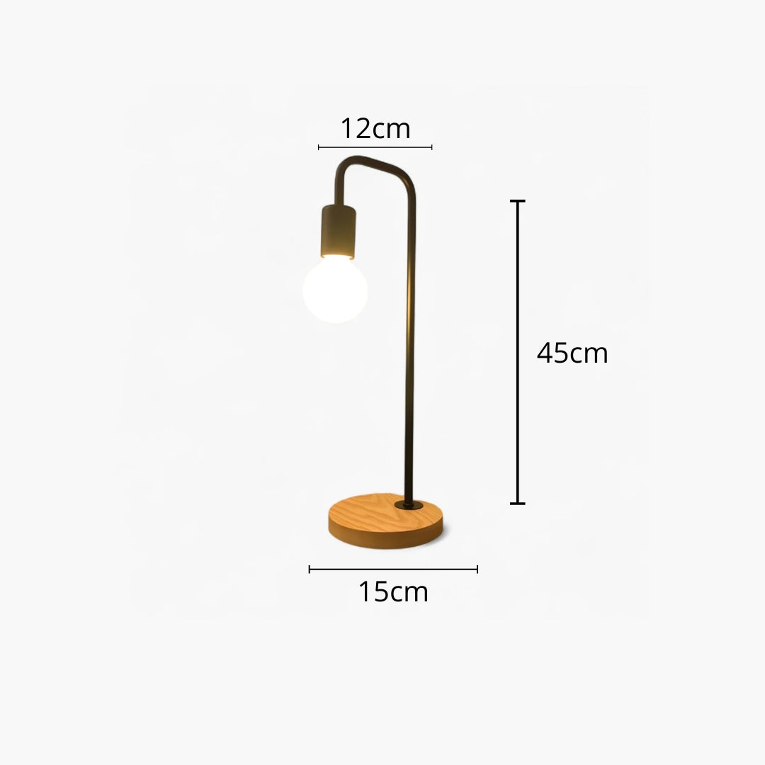Lampe De Chevet Bois Metal