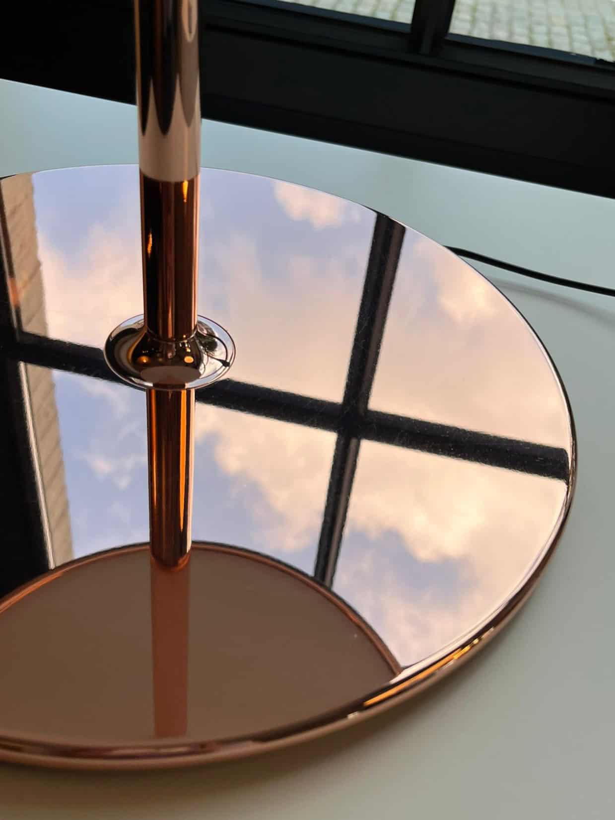 Lampe De Chevet En Verre Transparent