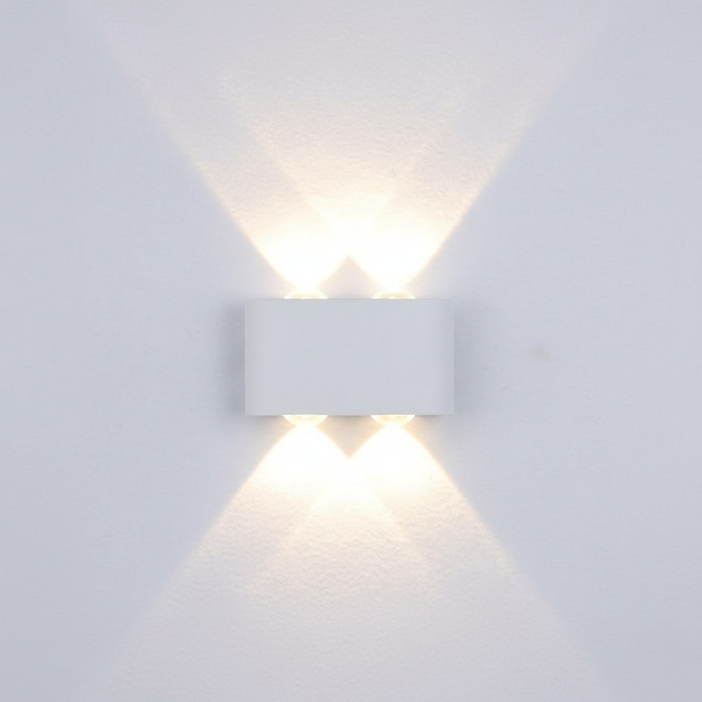 Applique Murale Extérieure LED Noir ou Blanc