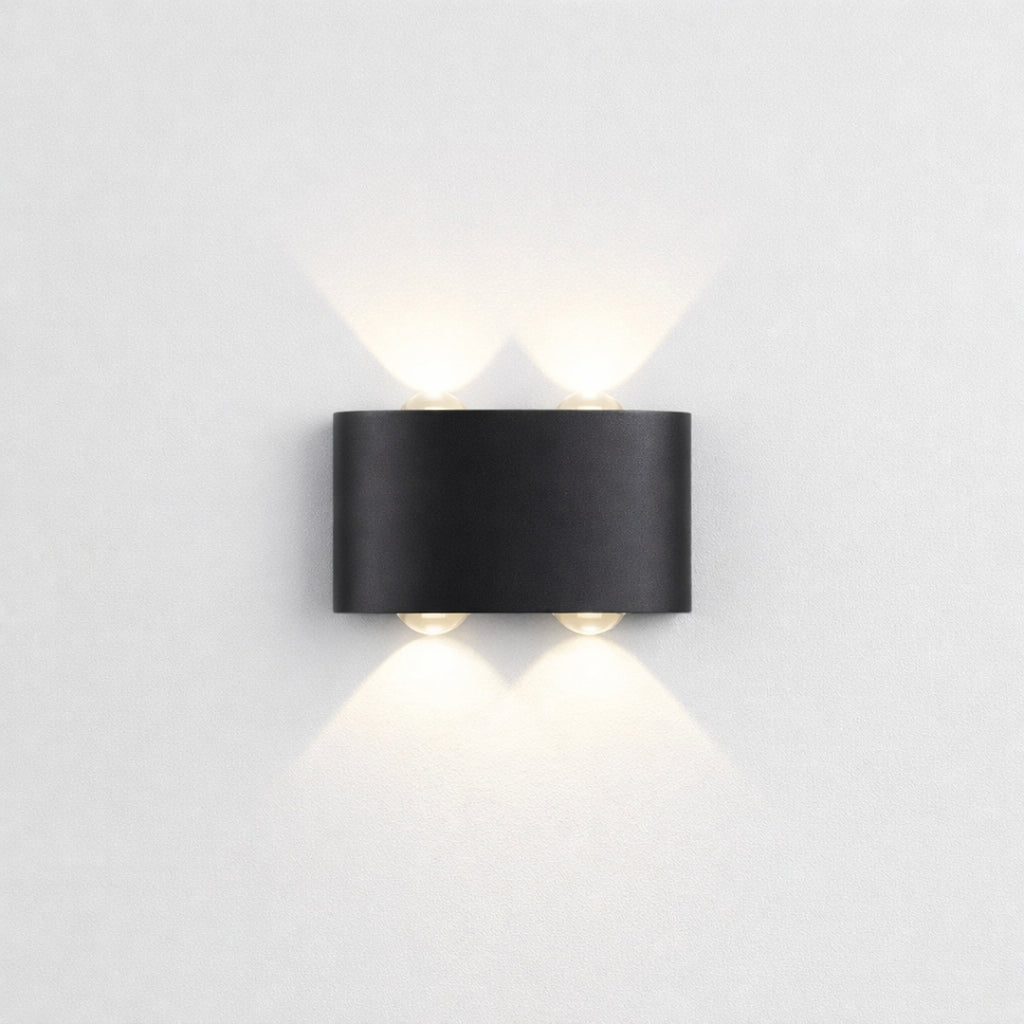 Applique Murale Extérieure LED Noir ou Blanc