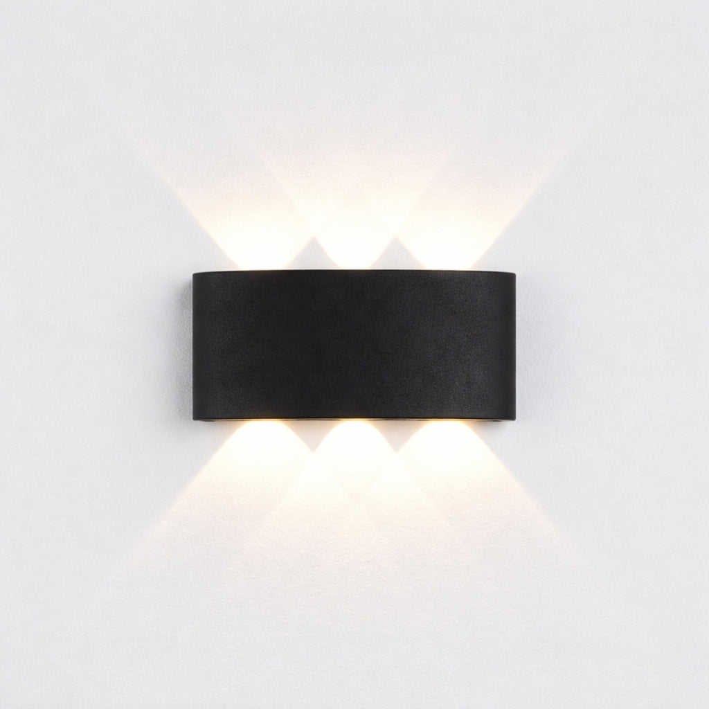 Applique Murale Extérieure LED Noir ou Blanc