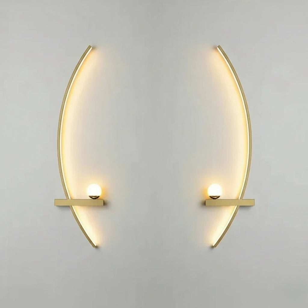 Applique Murale LED Minimaliste Noire Moderne