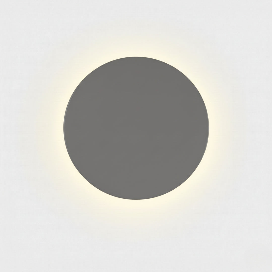 Applique Murale LED Ronde Effet Éclipse Design Moderne