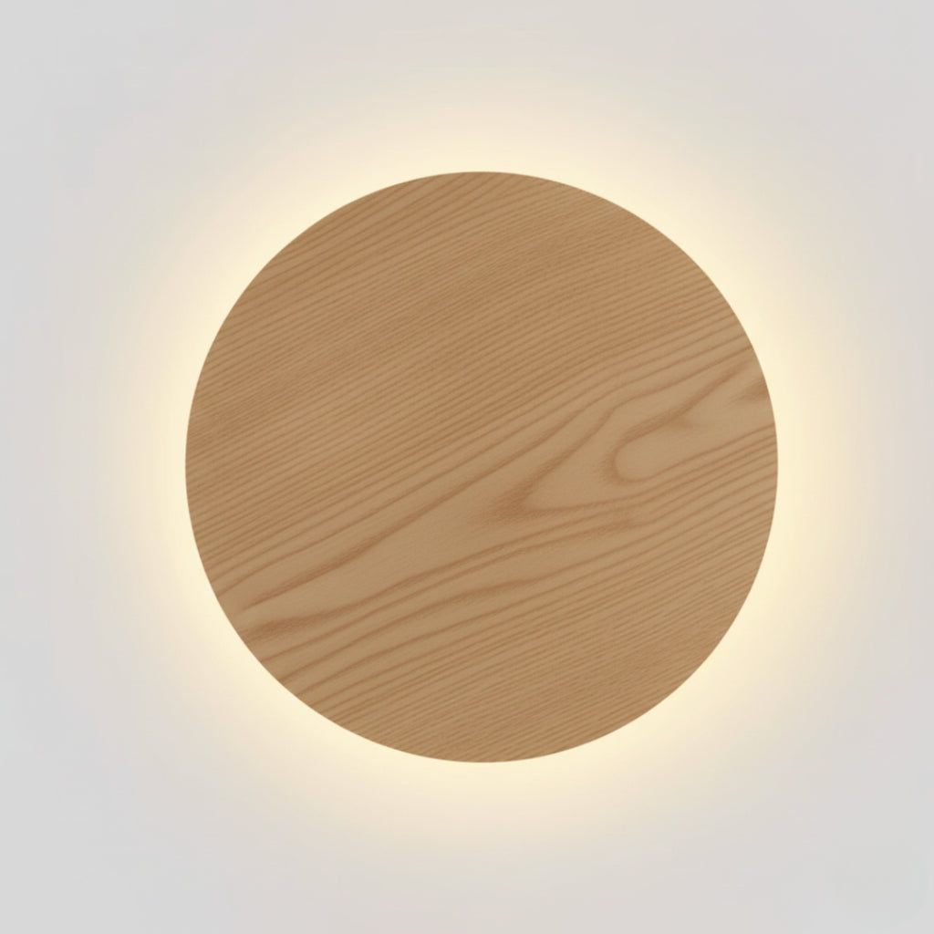 Applique Murale LED Ronde Effet Éclipse Design Moderne