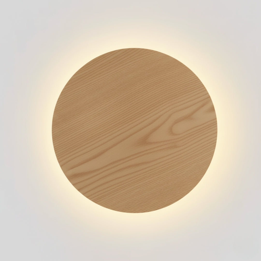 Applique Murale LED Ronde Effet Éclipse Design Moderne