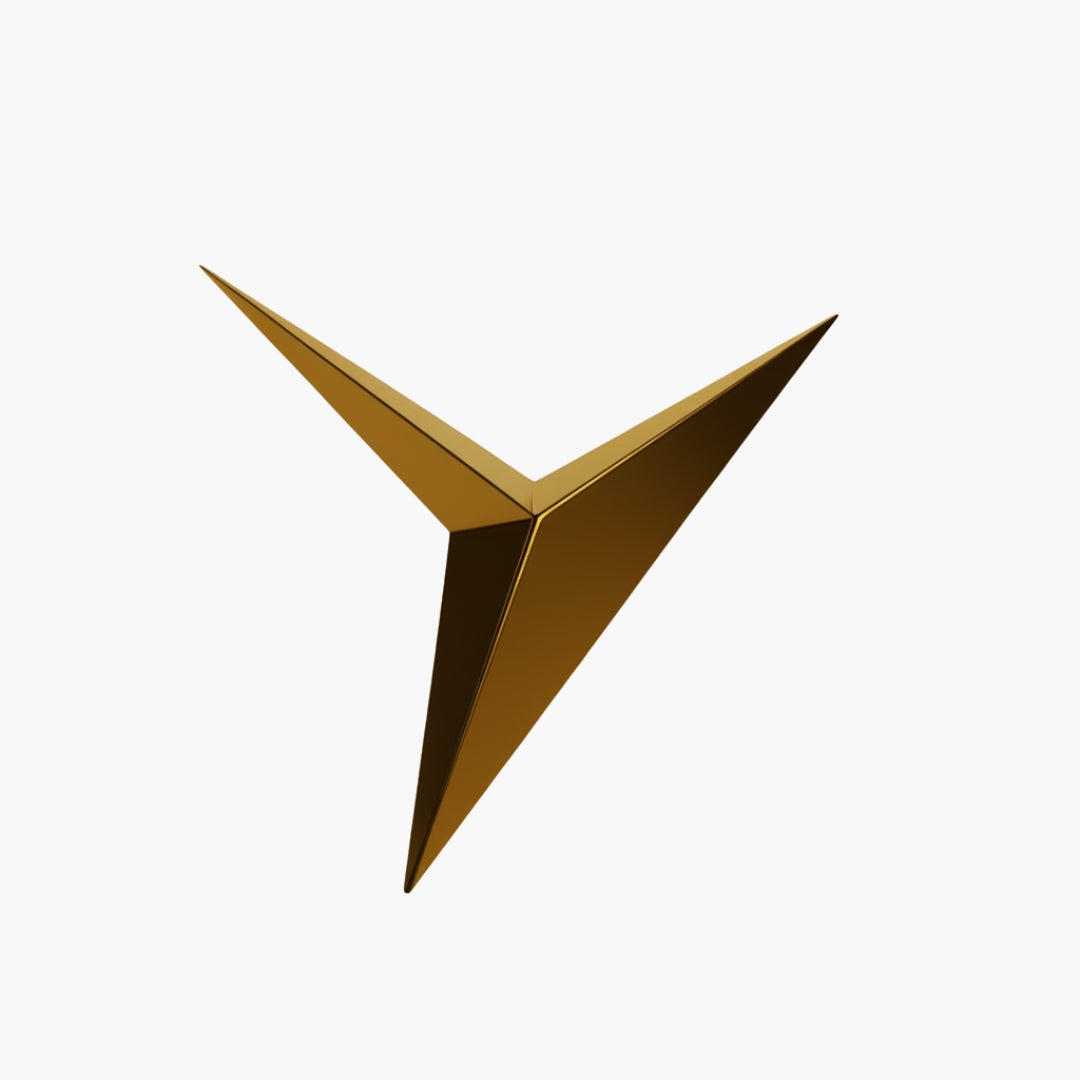 Applique Murale LED Triangle en Métal Style Loft