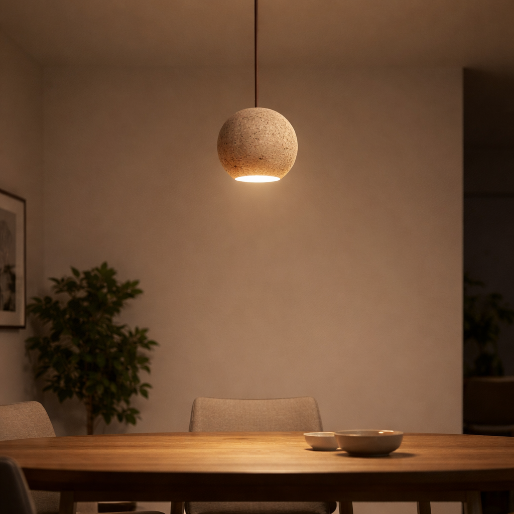 Suspension en pierre naturelle