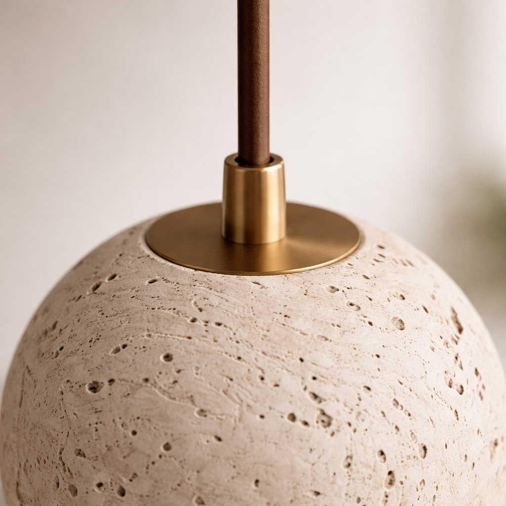 Suspension en pierre naturelle