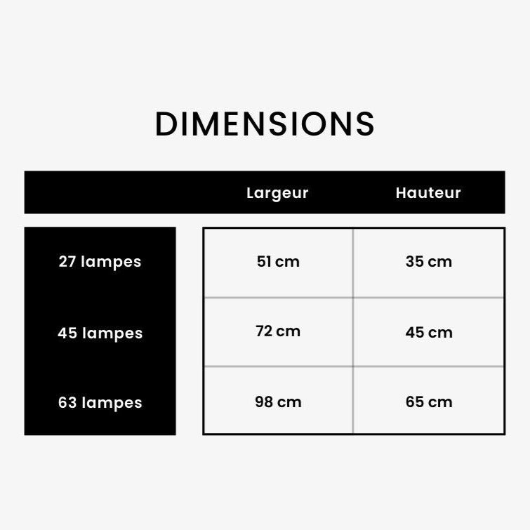 Suspension LED Design Arbre Moderne Cuivré ou Noir