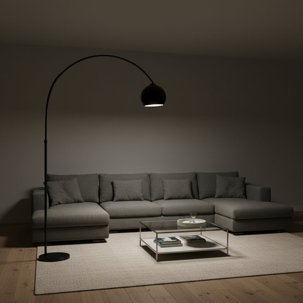 Lampe Sur Pied Design Chrome