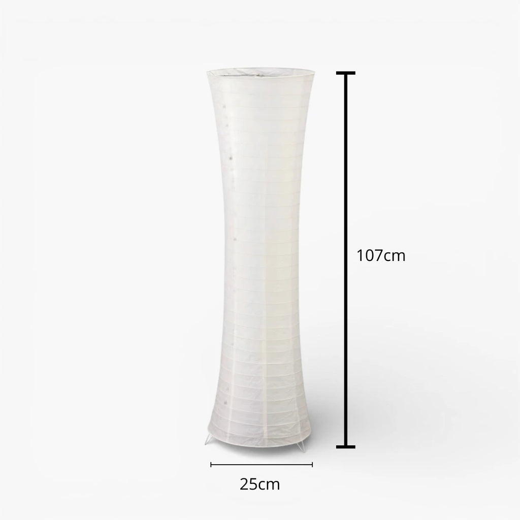 Lampe Sur Pied En Papier De Riz
