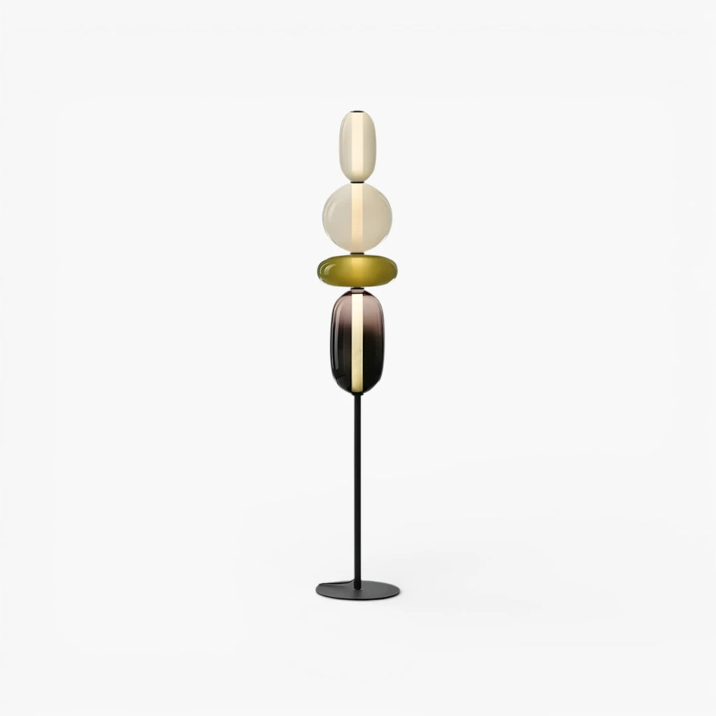 Lampe Sur Pied En Verre