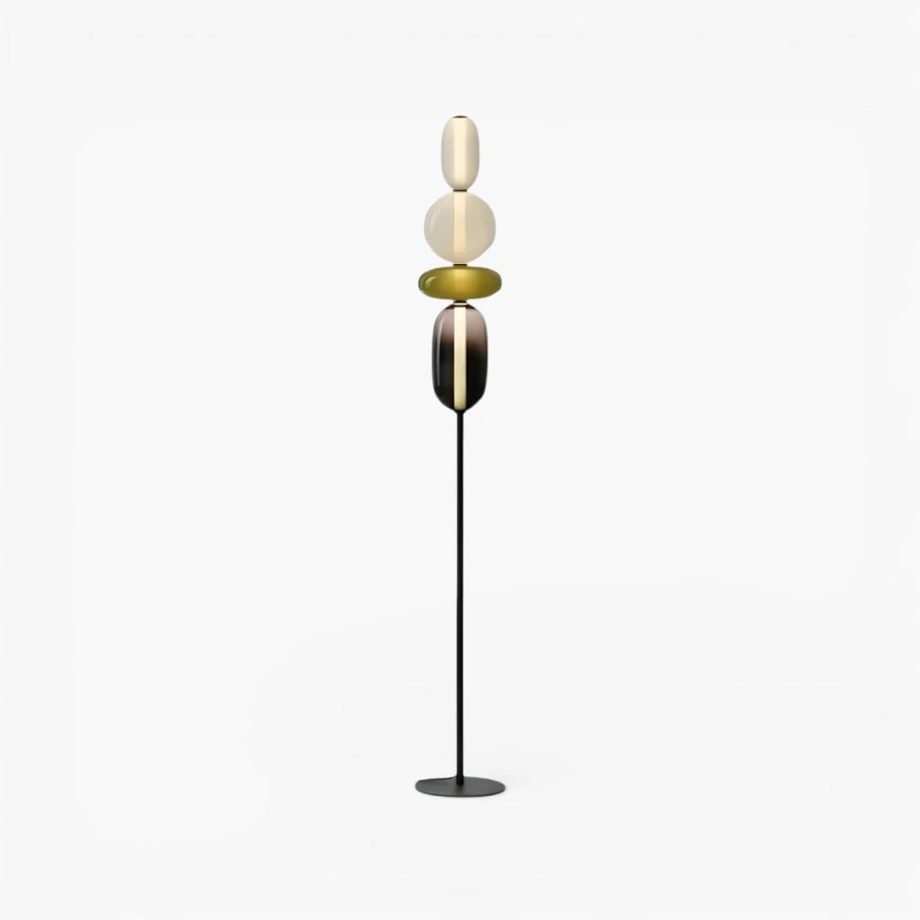 Lampe Sur Pied En Verre