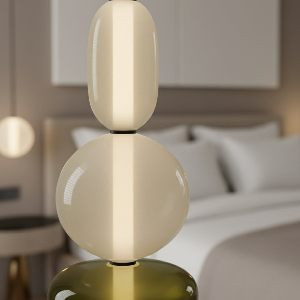 Lampe Sur Pied En Verre