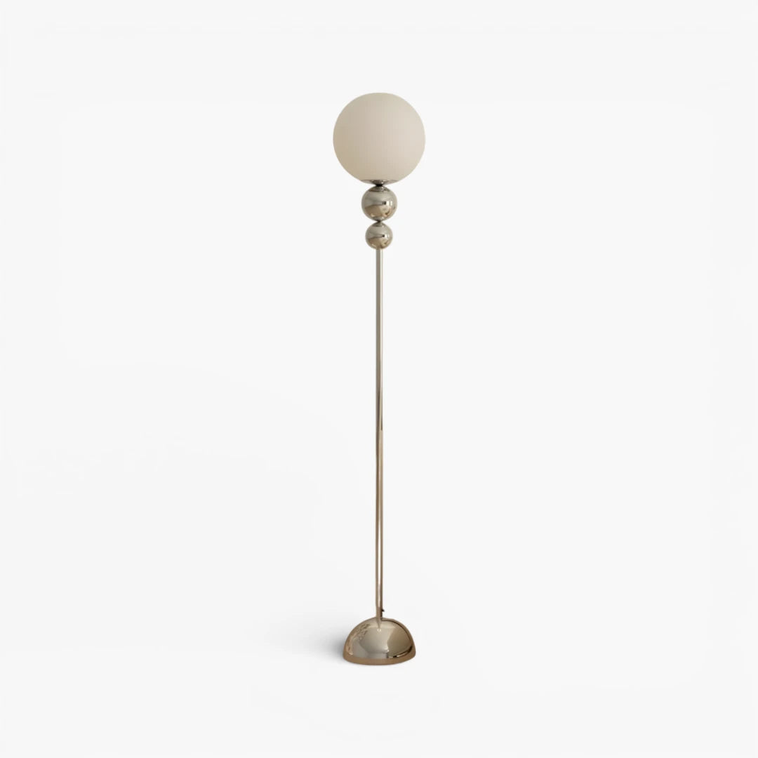 Lampe Sur Pied Globe En Verre