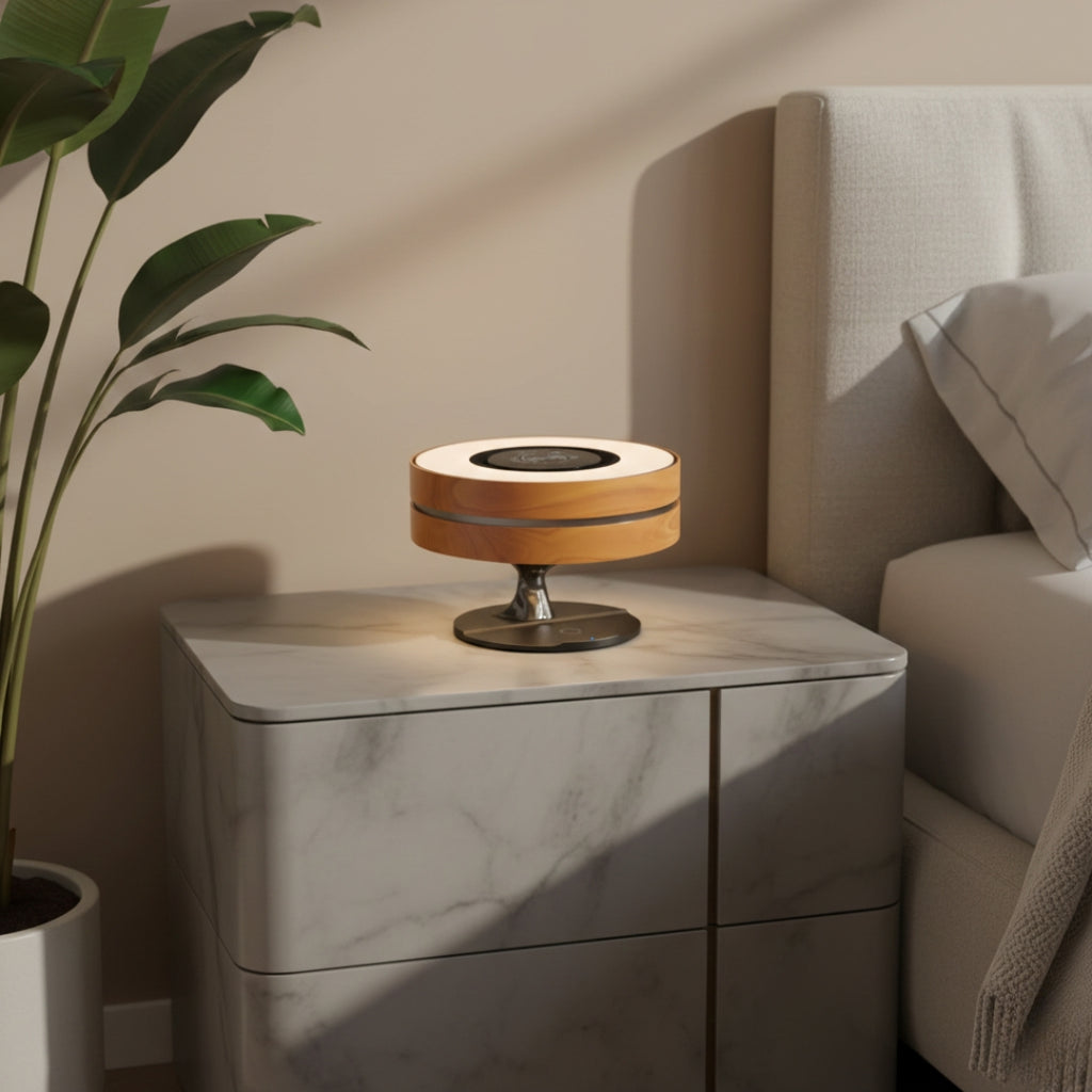 Lampe De Chevet Avec Enceinte Bluetooth