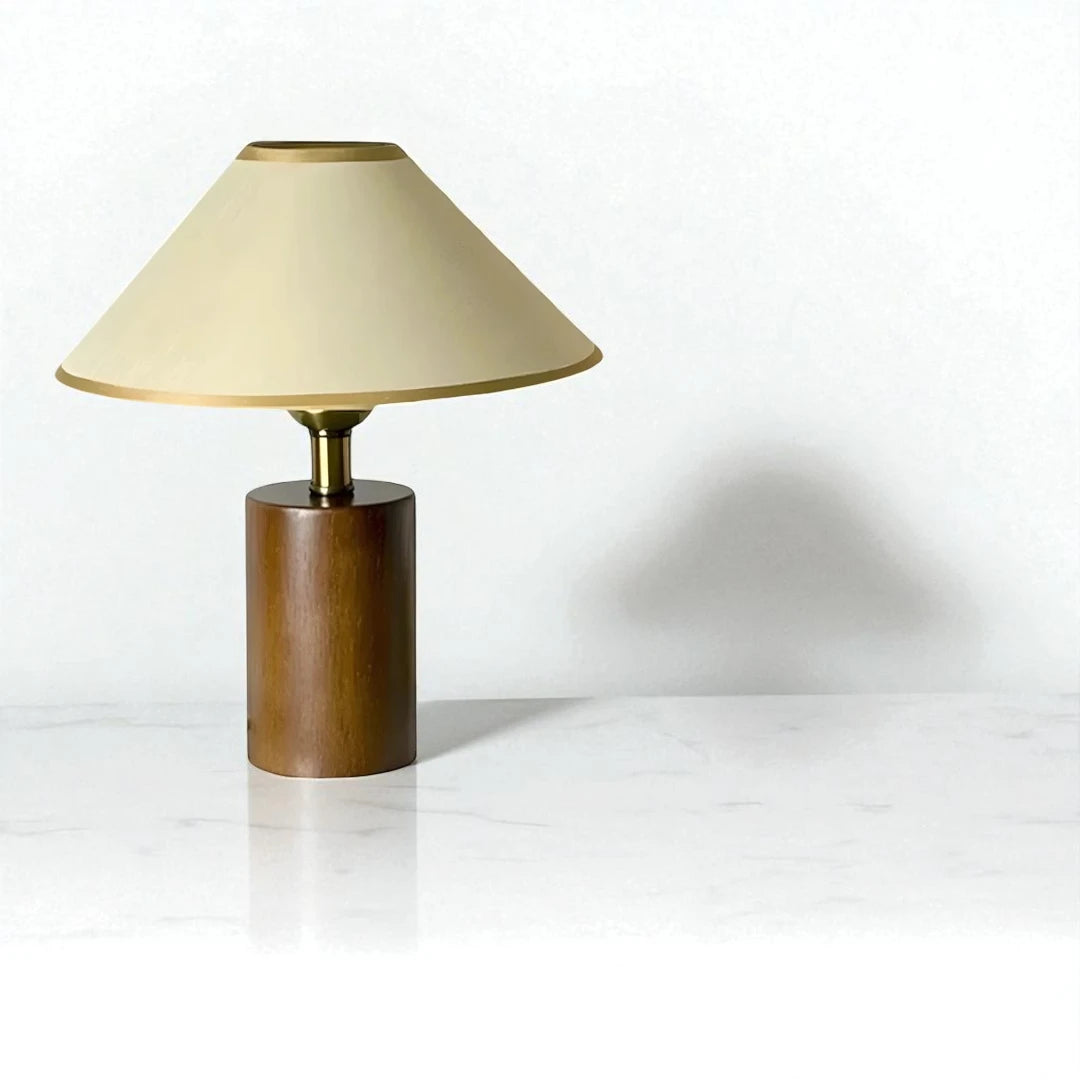 Lampe De Chevet Bois Et Lin