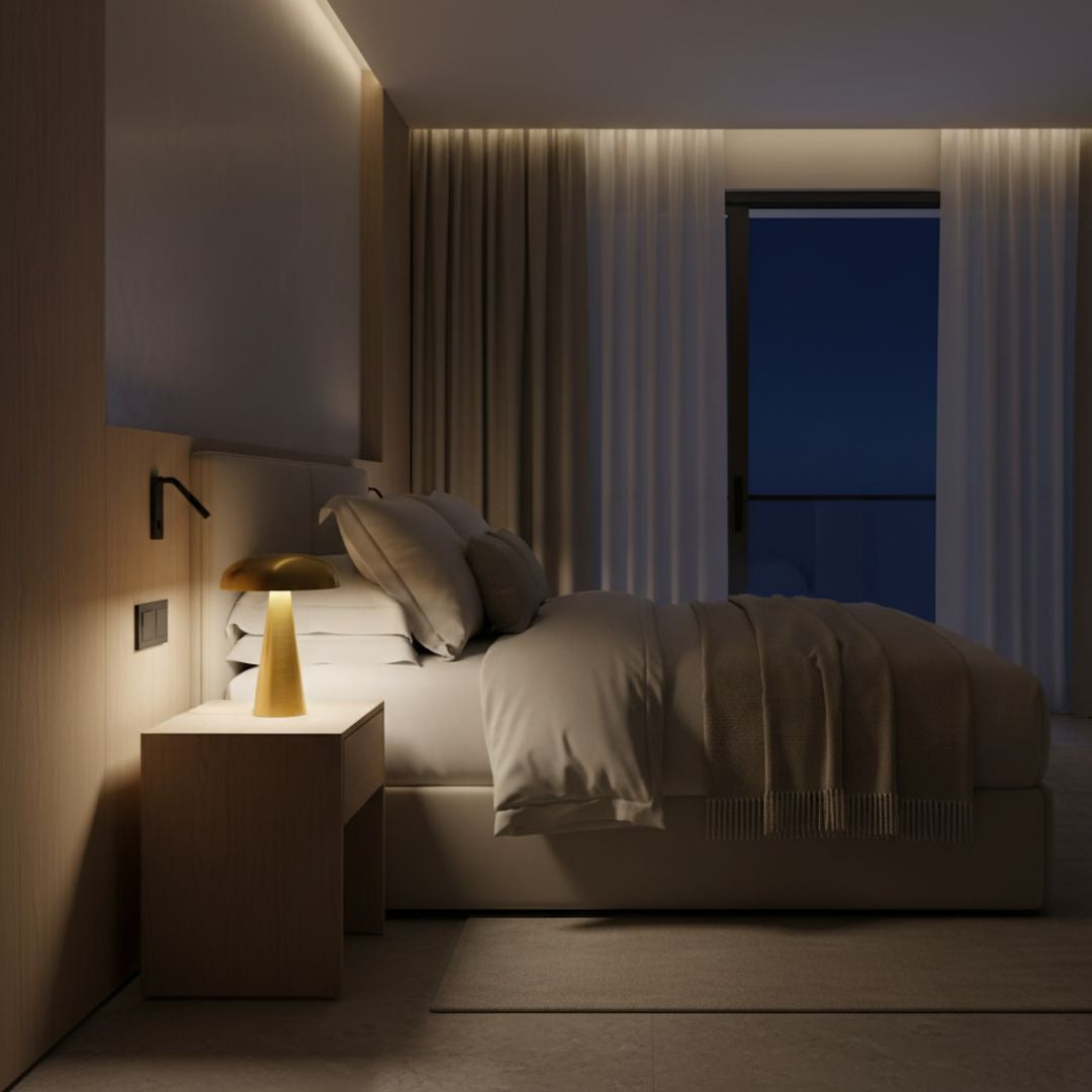 Lampe De Chevet Champignon Moderne