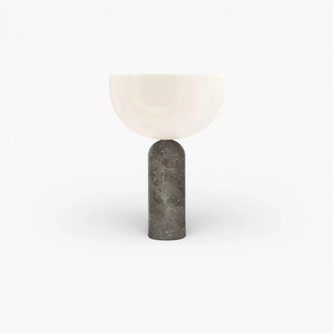 Lampe De Chevet En Marbre Blanc