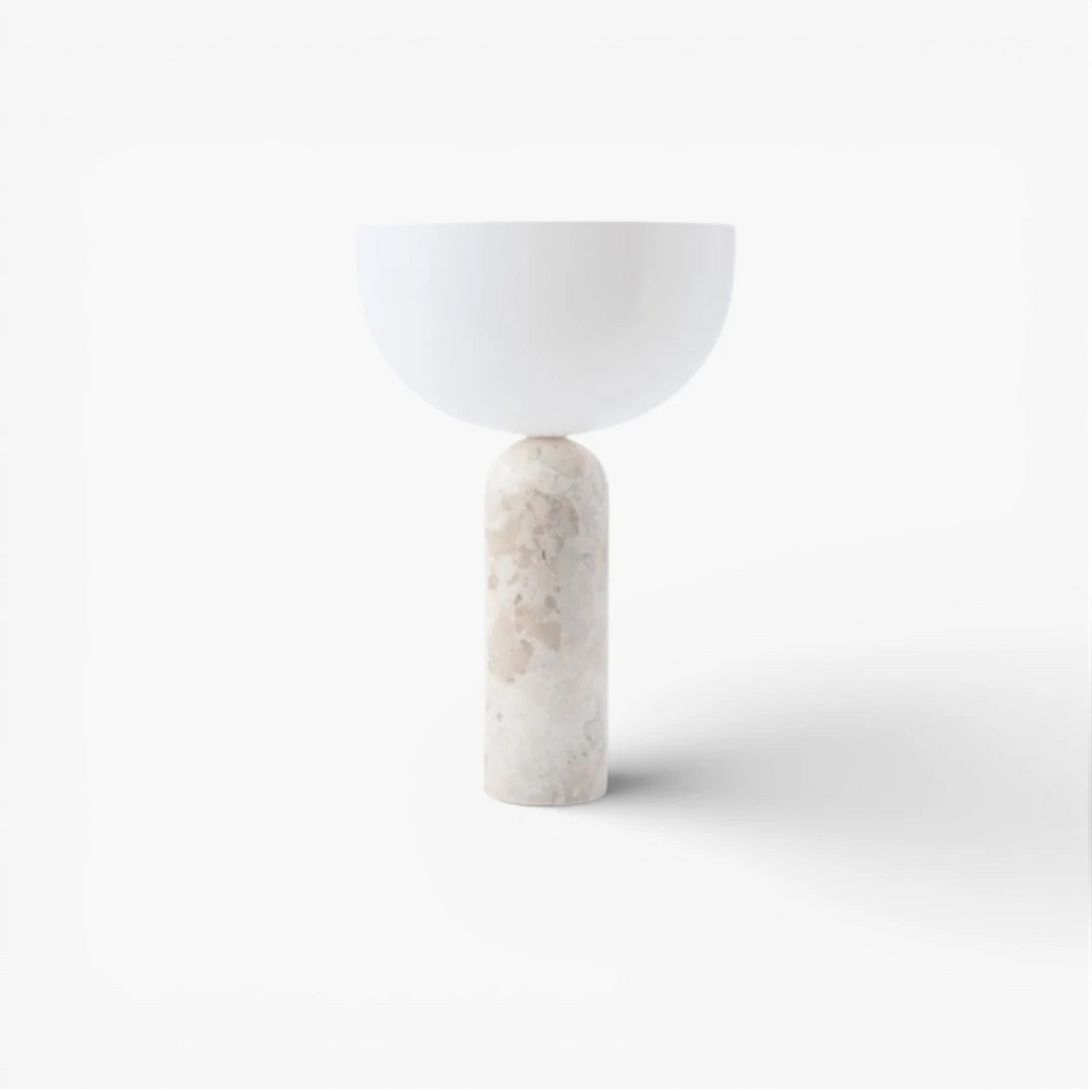 Lampe De Chevet En Marbre Blanc