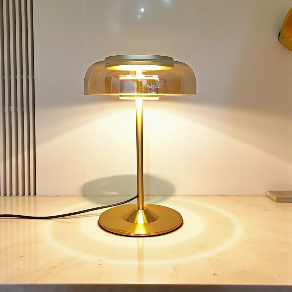 Lampe De Chevet En Verre Scandinave