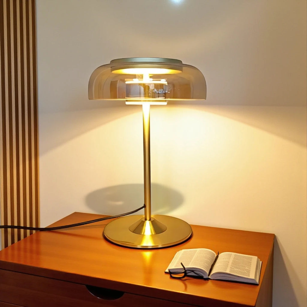 Lampe De Chevet En Verre Scandinave